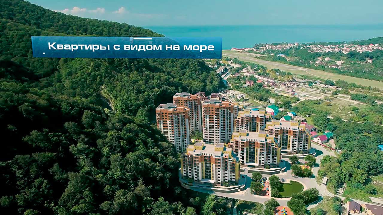 3D визуализация ЖК с инфо-графикой